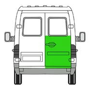 Ремкомплект задней правой двери Mercedes Sprinter W901-W905 (до стекла)