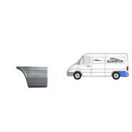 Крыло заднее левое (задняя часть) Mercedes Sprinter W901-W905 L2 POTRYKUS