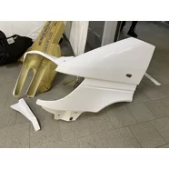 Крыло переднее левое пластиковое Mercedes Sprinter W901-W905 рестайлинг (с креплением под фару)