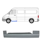 Порог левый (под переднюю дверь) Mercedes Sprinter W901-W905 POTRYKUS