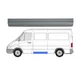 Порог левый (за водительской дверью 20 см.) Mercedes Sprinter W901-W905