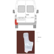 Ремкомплект задней левой стойки Mercedes Sprinter W901-W905 KLOKKERHOLM