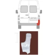 Ремкомплект задней правой стойки Mercedes Sprinter W901-W905 KLOKKERHOLM