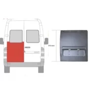 Ремкомплект задней левой двери Mercedes Sprinter W901-W905 (до стекла) KLOKKERHOLM