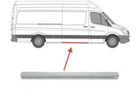 Ремкомплект порога правый (под сдвижную дверь) Volkswagen Crafter I (L2-L4) Polcar 