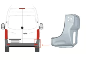 Ремкомплект задней правой стойки Volkswagen Crafter I