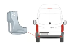Ремкомплект задней левой стойки Volkswagen Crafter I