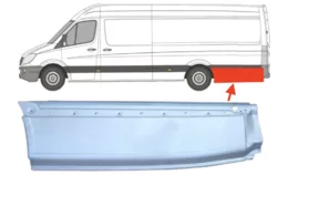 Ремкомплект крыла заднего левого задняя нижняя часть (L4) Volkswagen Crafter I Polcar