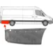 Ремкомплект крыла заднего правого задняя нижняя часть (L3) Volkswagen Crafter I Polcar