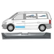 Ремкомплект двери передней левой (внутренняя часть) Mercedes Vito W638 (POTRYKUS)