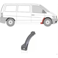 Арка переднего правого крыла Mercedes Vito W638 (KLOKKERHOLM)
