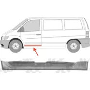 Ремкомплект двери передней левой (внутренняя часть) Mercedes Vito W638 (Polcar)