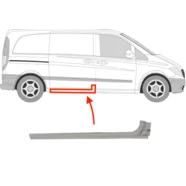 Порог правый (под cдвижную дверь) Mercedes Vito W639 (Polcar)