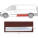 Панель боковая задняя левая Mercedes Vito W639 (длинная база) KLOKKERHOLM