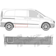 Ремкомплект сдвижной двери правой (внутренняя часть) Mercedes Vito W639 Polcar