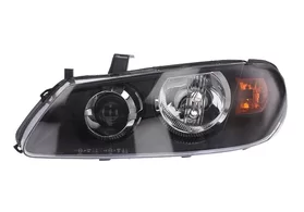 Фара передняя левая Nissan Almera N16 рестайлинг (чёрный корпус)