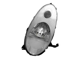 Фара передняя левая Nissan Micra K12 дорестайлинг хром корпус