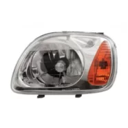 Фара передняя левая Nissan Micra K11 рестайлинг 2000-2002 (жёлтый поворотник)