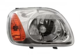 Фара передняя правая Nissan Micra K11 рестайлинг 2000-2002 (жёлтый поворотник)