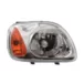 Фара передняя правая Nissan Micra K11 рестайлинг 2000-2002 (жёлтый поворотник)