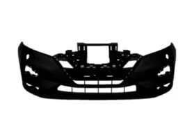 Бампер передний Nissan Qashqai II рестайлинг (без парктроников, с омывателями)