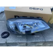 Фара передняя правая Opel Astra G (чёрный корпус)