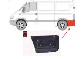 Ремкомплект крыла заднего левого (задняя часть) Renault Master II KLOKKERHOLM