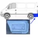 Ремкомплект крыла заднего левого (задняя часть) Renault Master II Polcar