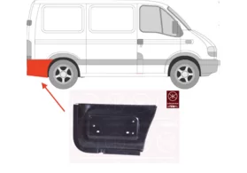 Ремкомплект крыла заднего правого (задняя часть) Renault Master II KLOKKERHOLM
