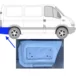 Ремкомплект крыла заднего правого (задняя часть) Renault Master II Polcar