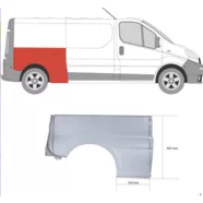 Арка задняя правая Renault Trafic II (длинная база)