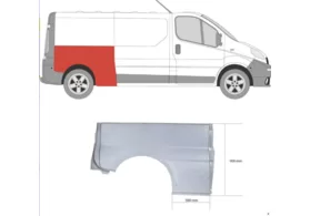 Арка задняя правая Renault Trafic II (длинная база)