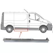 Порог правый под сдвижную дверь Renault Trafic II Polcar