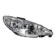 Фара передняя правая Peugeot 206 дорестайлинг (двухламповая)