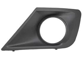 Рамка противотуманный фары левая Peugeot 207 рестайлинг (чёрная)