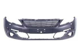 Бампер передний Peugeot 308 T9 дорестайлинг (без парктроников, под омыватели)