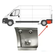 Ремкомплект крыла заднего (за колёсной аркой) L1-L3 Fiat Ducato III Polcar