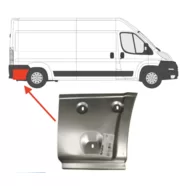 Ремкомплект крыла заднего правого (под бампером) Citroen Jumper II (L1-L3) Polcar