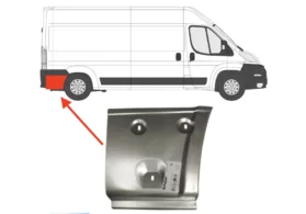 Ремкомплект крыла заднего правого (под бампером) Citroen Jumper II (L1-L3) Polcar