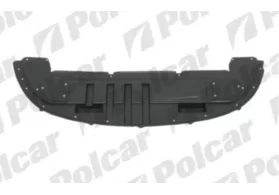 Защита под бампер передний Renault Clio III дорестайлинг Polcar (ABS+PVC)