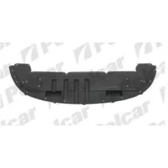 Защита под бампер передний Renault Clio III рестайлинг Polcar (ABS+PVC)