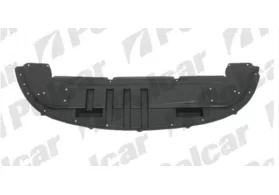 Защита под бампер передний Renault Clio III рестайлинг Polcar (ABS+PVC)