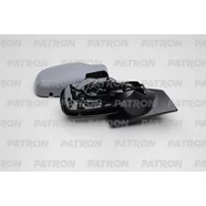 Зеркало боковое наружное правое Renault Clio III дорестайлинг (электрическое, грунтованная крышка, датчик тмпературы)