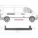 Порог правый (под сдвижную дверь) Renault Master II KLOKKERHOLM