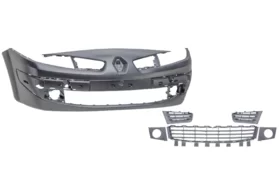 Бампер передний Renault Megane II рестайлинг (в сборе) грунтованный