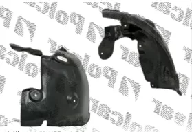 Подкрылок передний правый (передняя часть) Renault Megane III Polcar