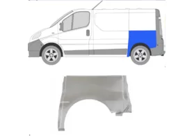 Арка задняя левая Renault Trafic II (короткая база) Polcar