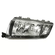 Фара передняя левая Skoda Fabia I (чёрная рамка) TYC