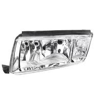 Фара передняя левая Skoda Fabia I (хром рамка) DEPO