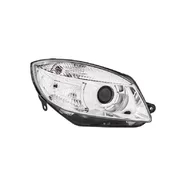 Фара передняя правая Skoda Roomster 5J дорестайлинг (линзованная)